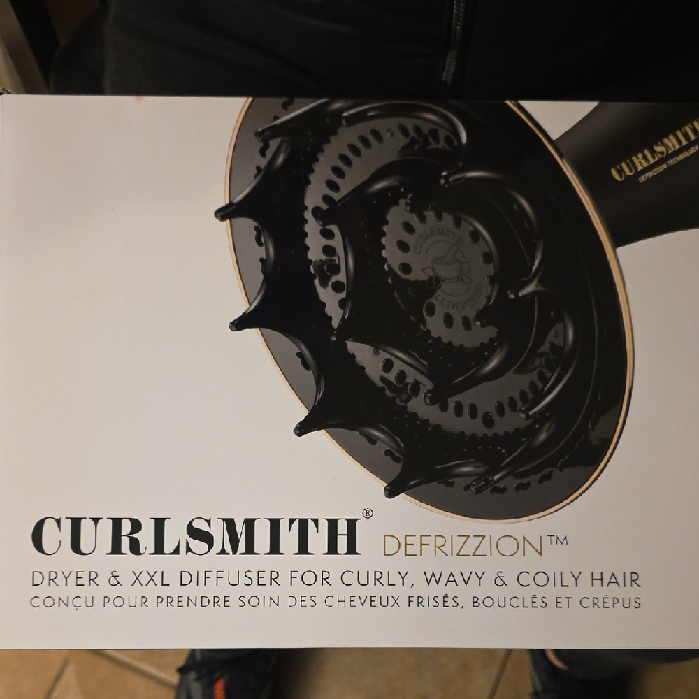 Curlsmith Defrizzion Dryer with XXL Diffuser New
